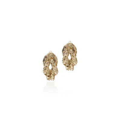 John Hardy Love Knot Hoop Earring, 13mm In Gold
