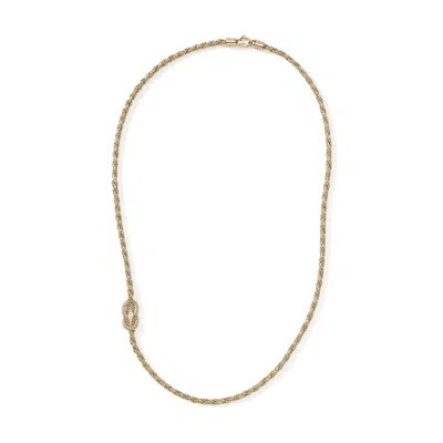 John Hardy Love Knot 1.8mm Necklace In Gold