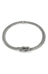 John Hardy Love Knot Necklace, 10mm In Silver