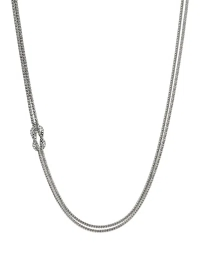 John Hardy Love Knot Necklace In Silver