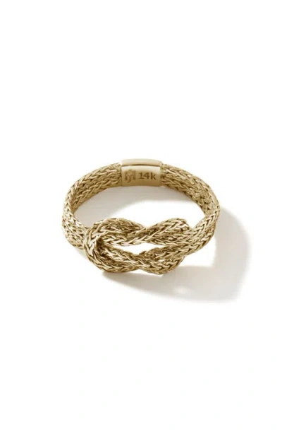 John Hardy Love Knot Ring In Gold