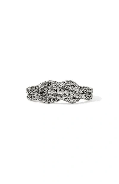 John Hardy Love Knot Ring In Metallic