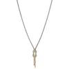John Hardy Love Knot Y Necklace, 1.8mm In Silver