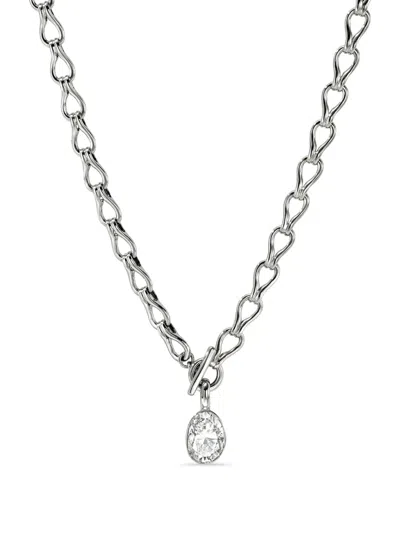 John Hardy Lovestruck™ Diamond Necklace In Neutral
