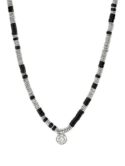 John Hardy Lovestruck™ Heishi Pendant Diamond Necklace In Gray