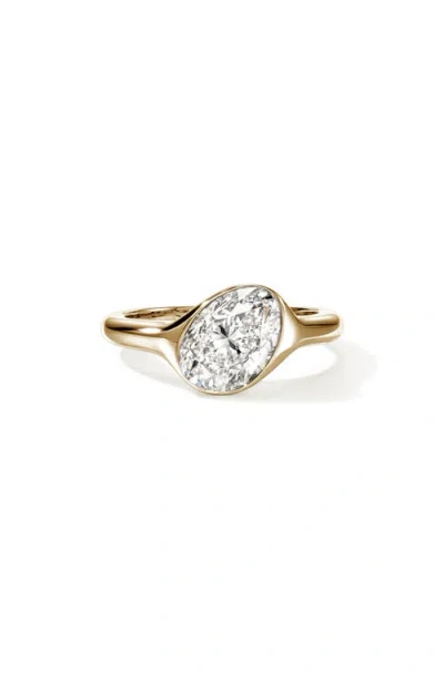 John Hardy 14k Yellow Gold Jh Lovestruck Lab Grown Diamond Oval Solitaire Ring