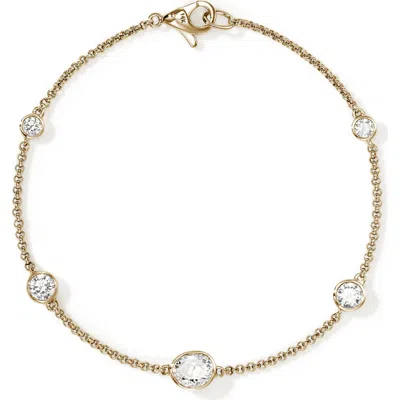 John Hardy Lovestruck™ Lab Grown Diamond Station Bracelet In Gold