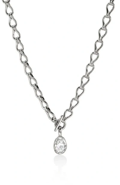 John Hardy Lovestruck™ Lab Grown Diamond Toggle Necklace In Metallic