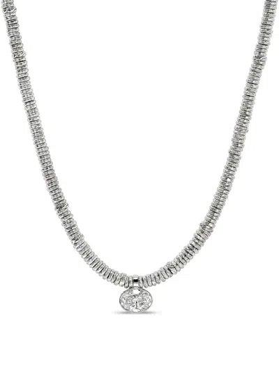 John Hardy Lovestruck™ Sterling Silver Diamond Pendant Necklace In Gray