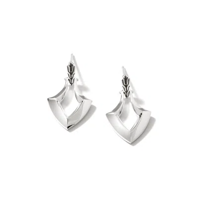 John Hardy Mamuli Drop Earring In Silver