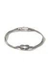 John Hardy Manah 1.8mm Double-row Bracelet In Silver
