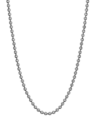John Hardy Men's Classic Chain Silver Ball Chain Necklace/22" In Metallic