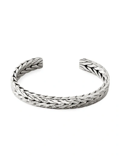 John Hardy Men's Hammered Sterling Silver Cuff Bracelet