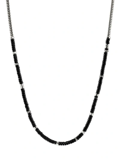 John Hardy Men's Heishi Sterling Silver & Black Onyx Chain Necklace In Silver Onyx