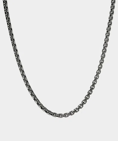 JOHN HARDY MEN'S JOHN HARDY BOX CHAIN NECKLACE IN SILVER, SIZE O/S