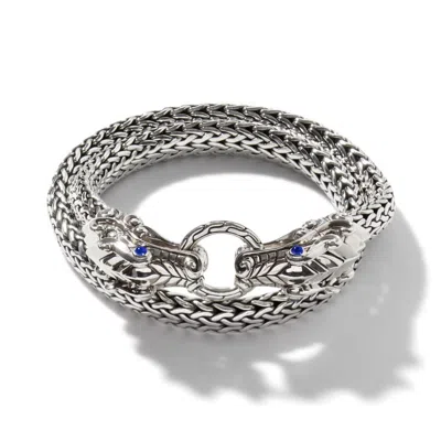 John Hardy Mens Legends Naga Wrap Bracelet - Bms60213bspxul In Silver-tone