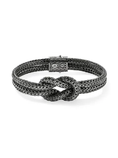 John Hardy Love Knot Bracelet In Silver