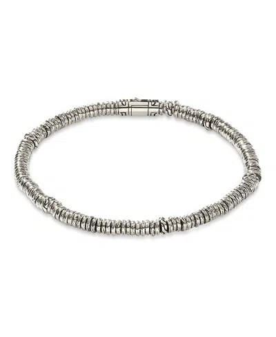 John Hardy Men's Sterling Silver Classic Chain Lapis Lazuli Bead Heishi Bracelet