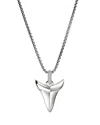John Hardy Shark Tooth Talisman Necklace In Silver