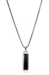 John Hardy Modern Talismans Sterling Silver Pendant In Silver/black