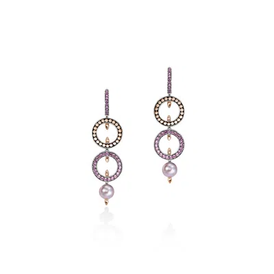 John Hardy Moon Door Earring In Silver