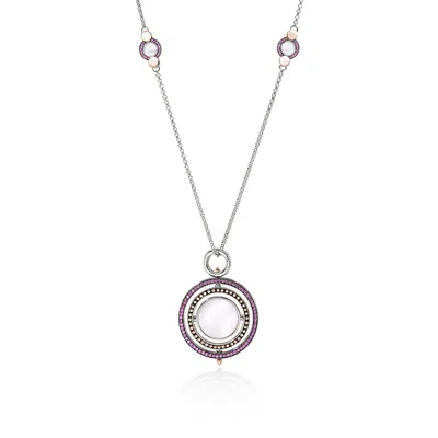 John Hardy Moon Door Necklace In Silver