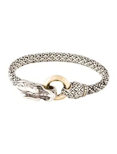 Pre-owned John Hardy Naga Bracelet, 7" In Multicolor