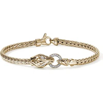 John Hardy Naga Bracelet In Gold