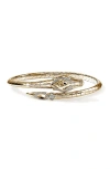 John Hardy Naga Bypass Cuff Bracelet In Gold