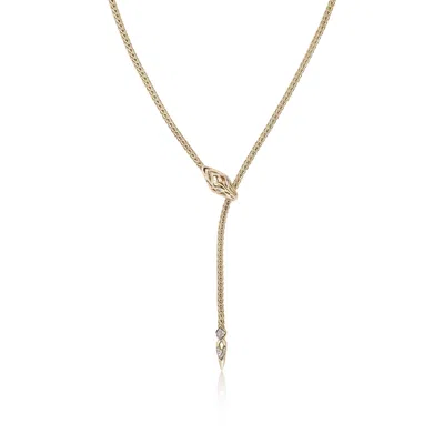 John Hardy Naga Lariat Necklace, 2.5mm In Gold