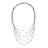 John Hardy Naga Multi Row Necklace With Black Sapphire, Black Spinel