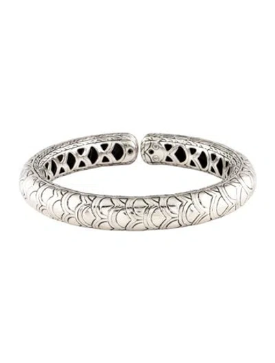 Pre-owned John Hardy Naga Slim Flex Cuff Bracelet, 6.75" In Multicolor
