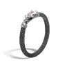 John Hardy Naga Station Bracelet With Black Sapphire