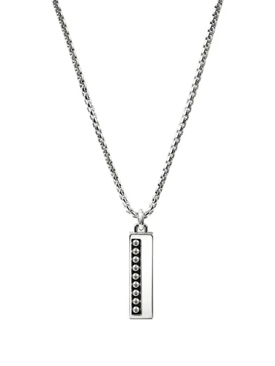 John Hardy Nailhead Rag Necklace In Black