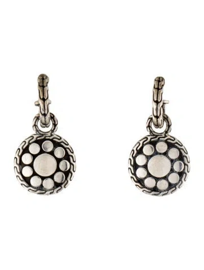 Pre-owned John Hardy Nuansa Dot Drop Earrings In Multi