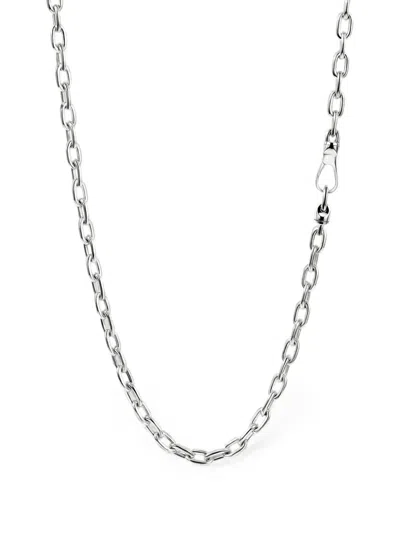 John Hardy Oval Link Necklace In Metallic