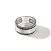 John Hardy Palu Band Ring, Multicolor In Treated Black Sapphire