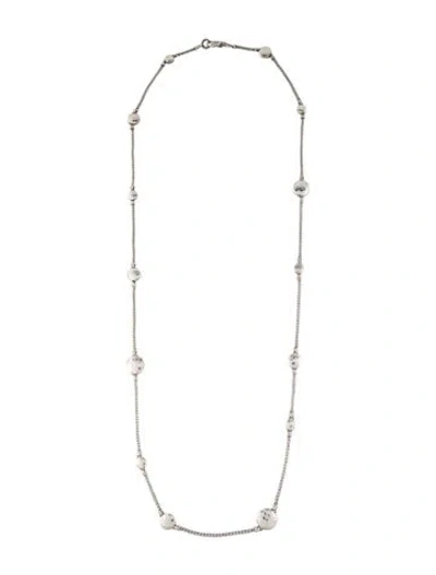 Pre-owned John Hardy Palu Disc Station Sautoir Necklace, 39" In Multi