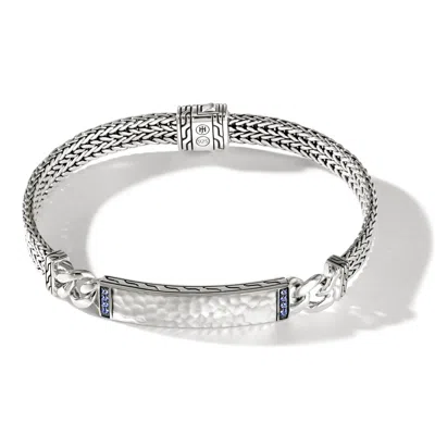 John Hardy Palu Id Bracelet In Blue Sapphire