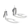 John Hardy Palu J Hoop Earrings In Silver