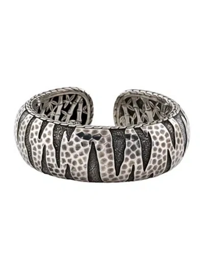 Pre-owned John Hardy Palu Macan Cuff Bracelet, 6.5" In Multicolor