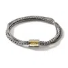 John Hardy Palu Triple Row Bracelet In Multicolor