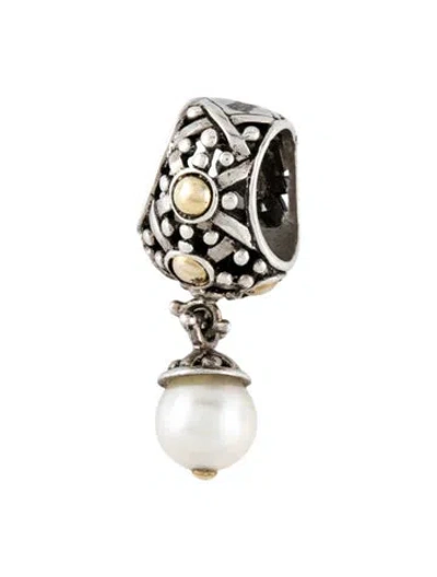Pre-owned John Hardy Pearl Pendant, 1" In Multicolor