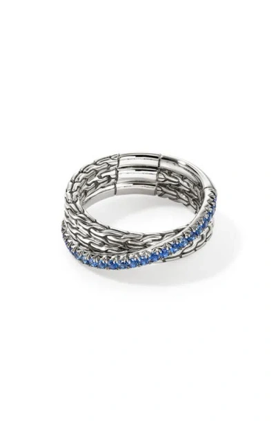 John Hardy Pebble Diamond Ring In Metallic