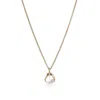 John Hardy Pebble Heart Necklace In Gold