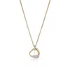 John Hardy Pebble Heart Necklace In Gold