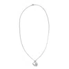 John Hardy Pebble Heart Necklace In Silver