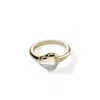 JOHN HARDY JOHN HARDY PEBBLE HEART RING