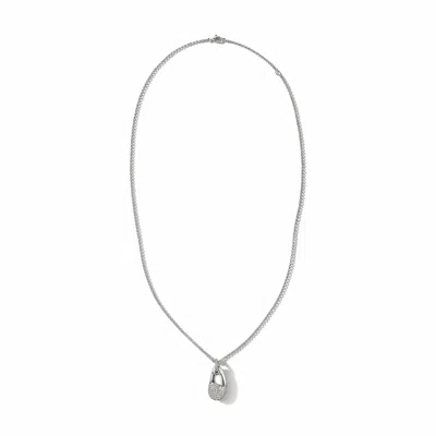 John Hardy Pebble Pendant Necklace In Sterling Silver