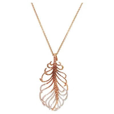 Pre-owned John Hardy Pendant Necklace In 18k Yellow Gold With Diamonds 1.20ct